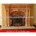 marble stone decorative fireplace